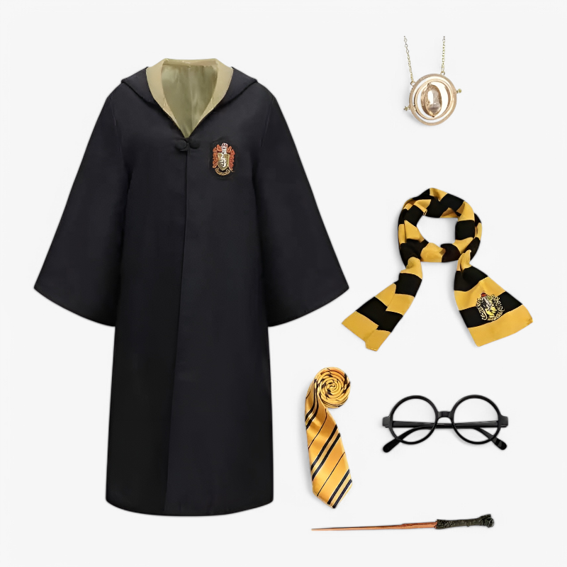Déguisement Harry Potter - Ensemble Complet : Cape, Écharpe & Accessoires