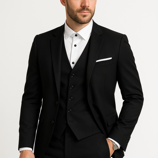 Ensemble Costume Homme Evert – Blazer, Gilet & Pantalon Élégant