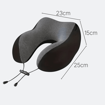 Coussin de Voyage avec Capuche Gris Pierre - | AïtaVia