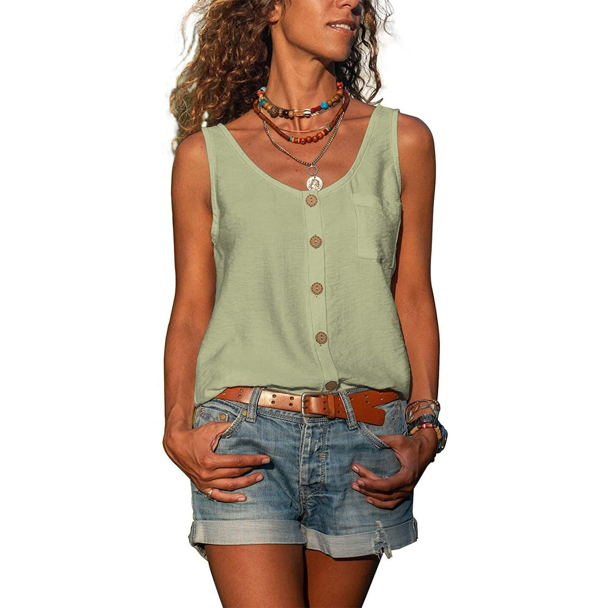 Débardeur Élégant pour Femmes - Style Ibiza Chic