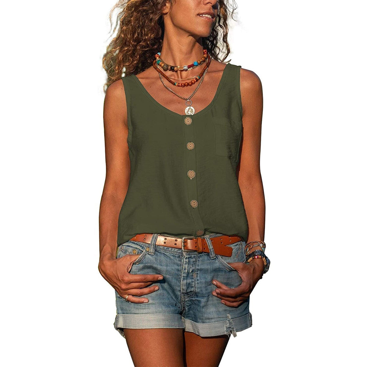 Débardeur Élégant pour Femmes - Style Ibiza Chic