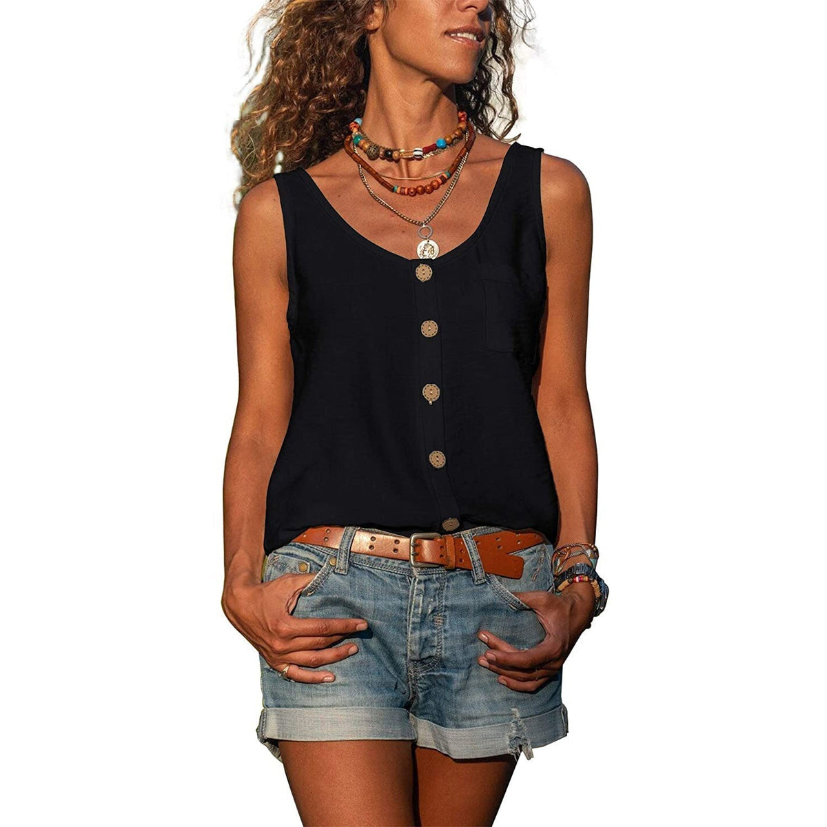 Débardeur Élégant pour Femmes - Style Ibiza Chic