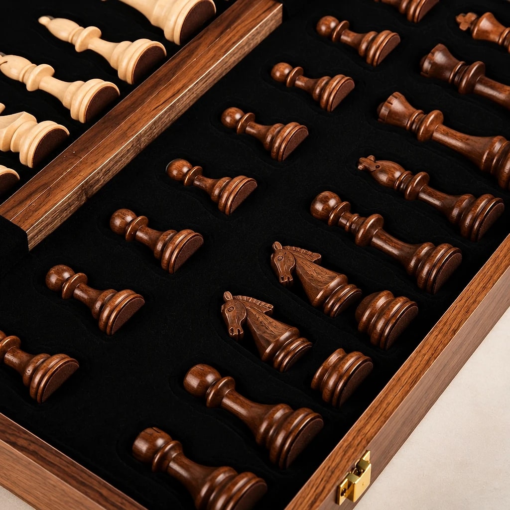 Echivara – Jeu d'Échecs Bois Massif