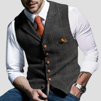 Gilet Sans Manches Habillé - Élégance Polyvalente Hommes