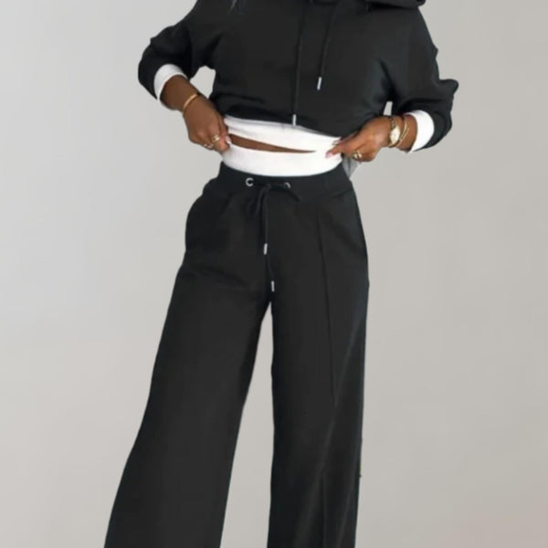 Ensemble 2 Pièces Femme - Pull & Pantalon Large - Manon