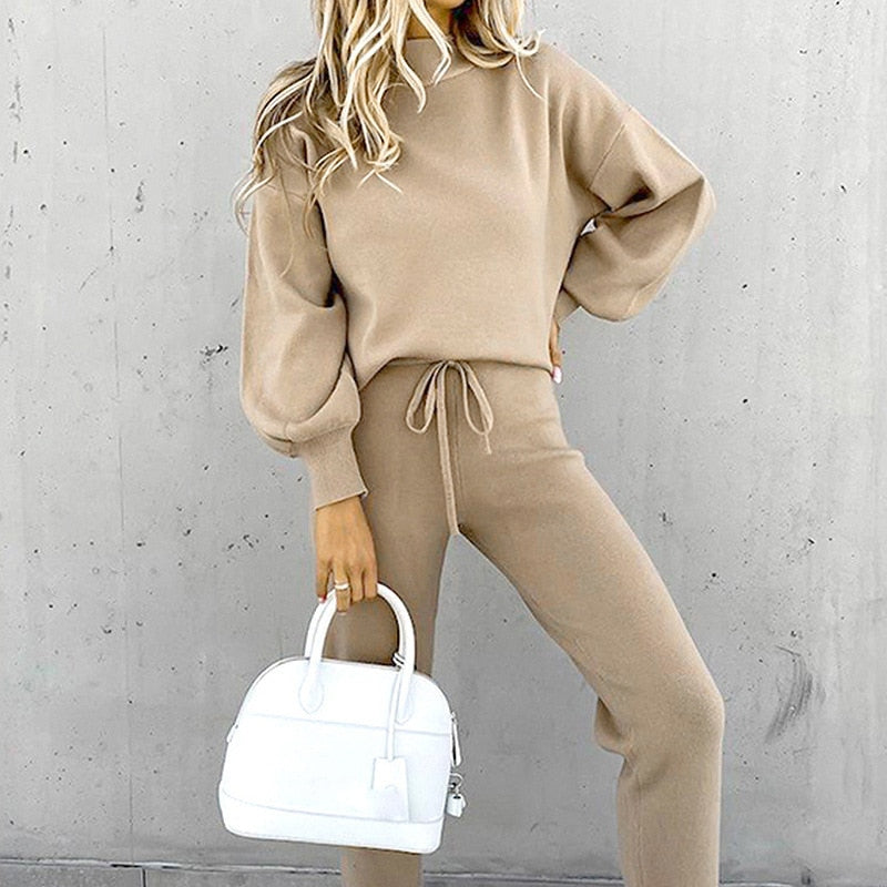 Ensemble survêtement femme chic et confortable deux pièces
