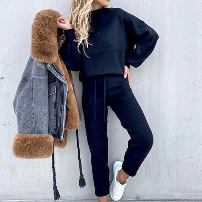 Ensemble survêtement femme chic et confortable deux pièces