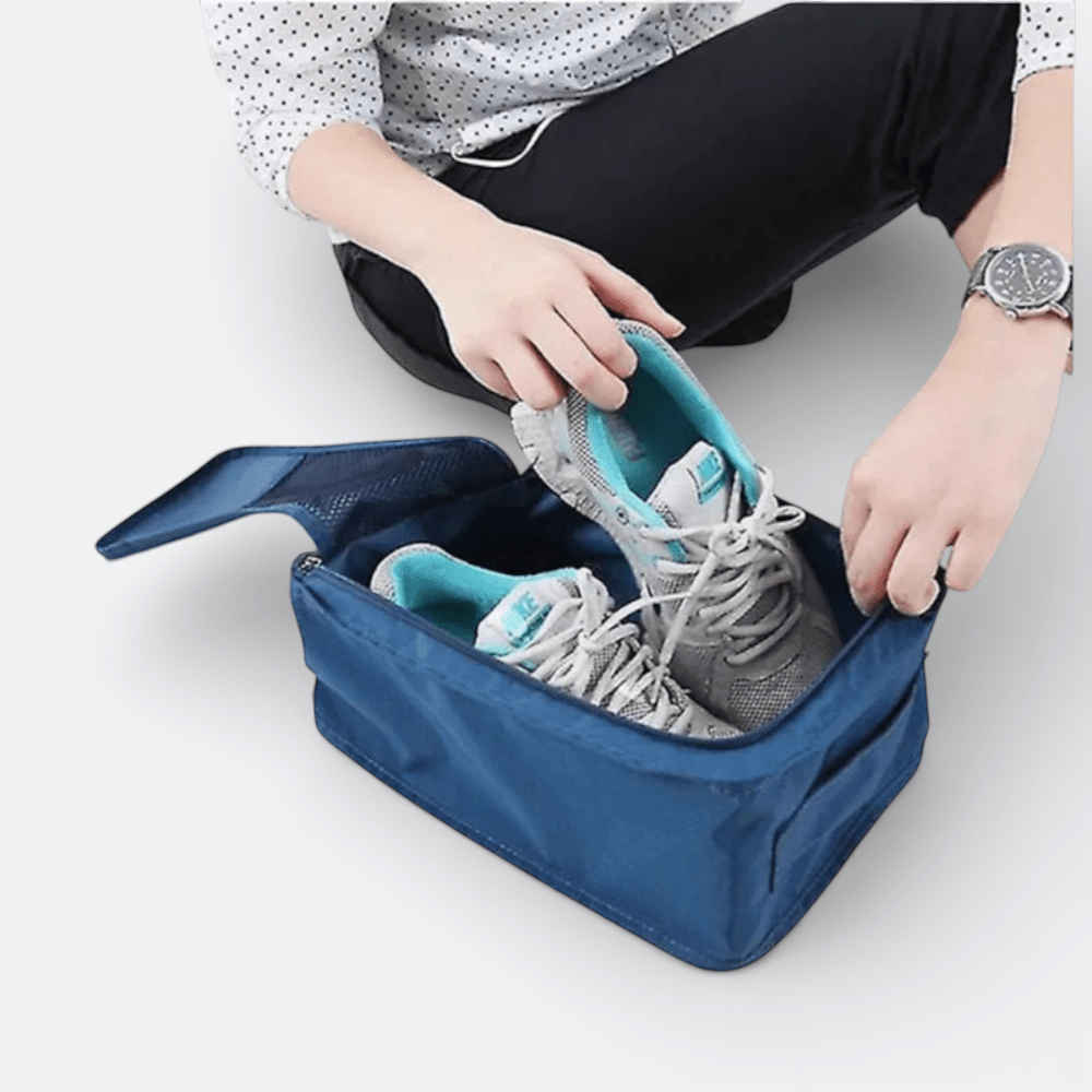 Etui A Chaussure De Voyage Bordeaux Foncé - | AïtaVia