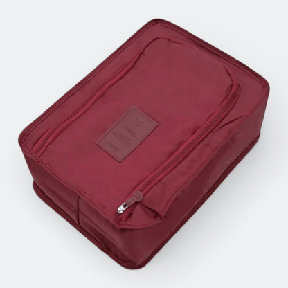 Etui A Chaussure De Voyage Bordeaux Foncé - | AïtaVia