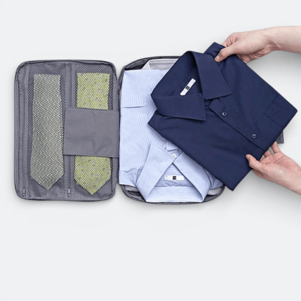 Etui pour Chemise Voyage Bordeaux Foncé - | AïtaVia