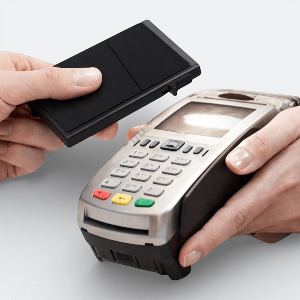 Etui Protège Carte Bancaire Noir Charbon - | AïtaVia