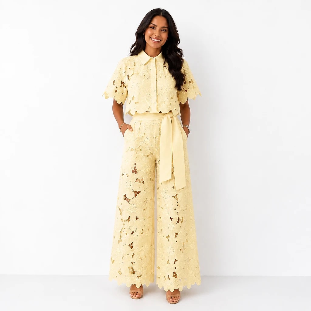 Florène – Ensemble Dentelle Florale Femme