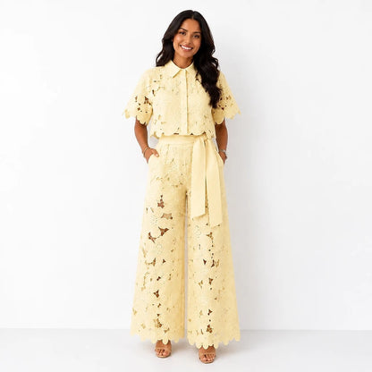 Florène – Ensemble Dentelle Florale Femme