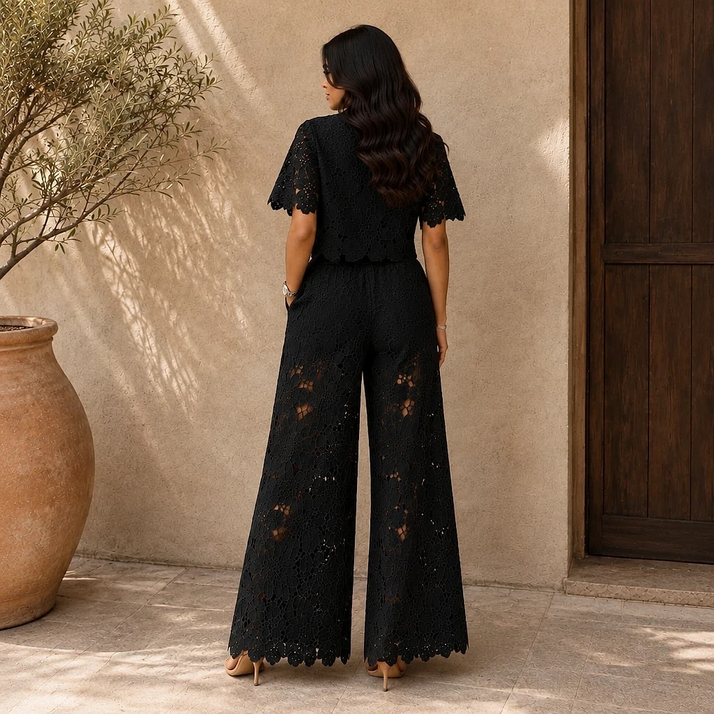 Florène – Ensemble Dentelle Florale Femme