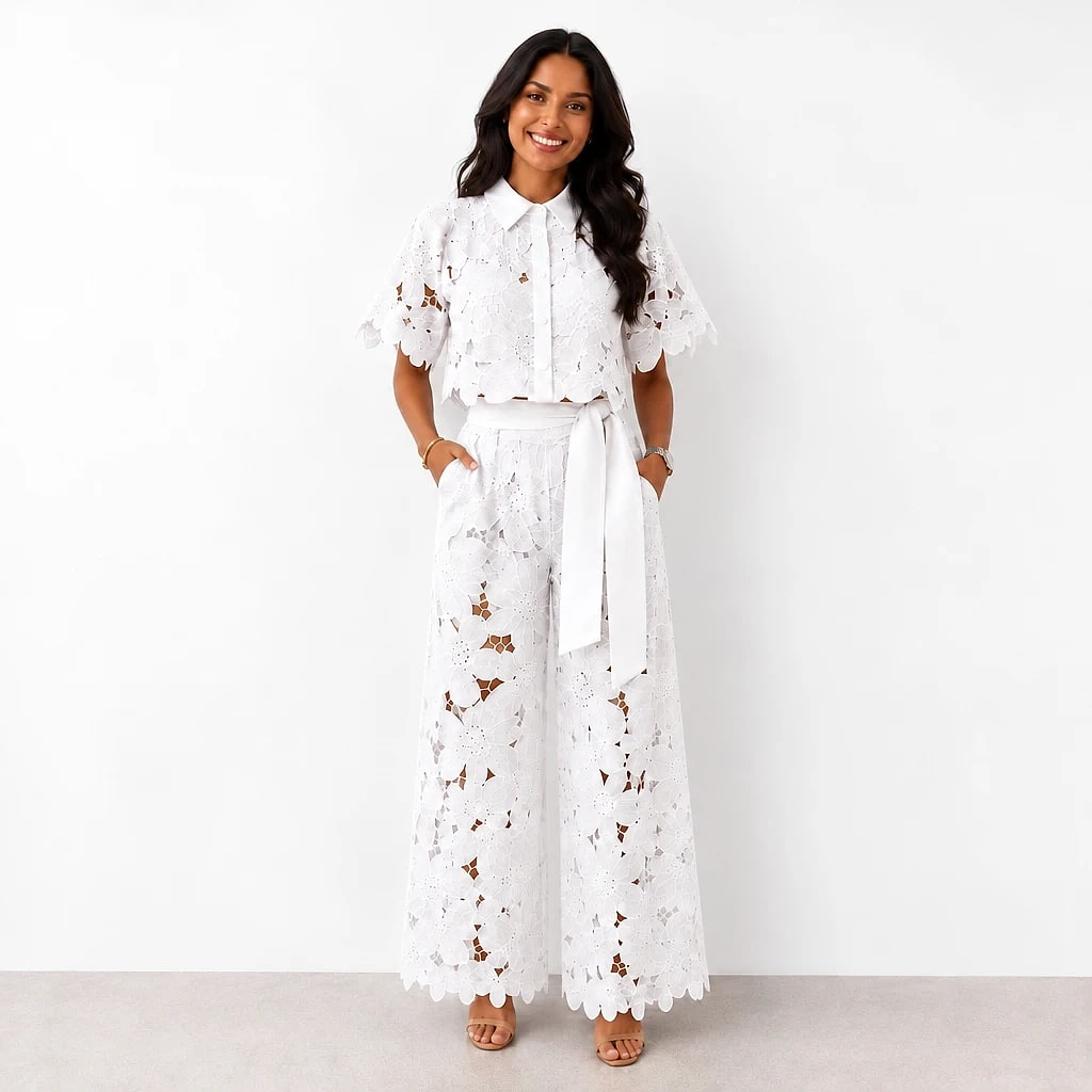 Florène – Ensemble Dentelle Florale Femme
