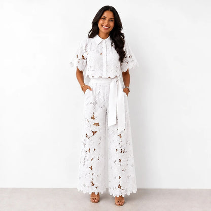 Florène – Ensemble Dentelle Florale Femme