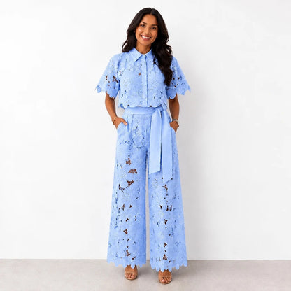 Florène – Ensemble Dentelle Florale Femme