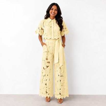 Florène – Ensemble Dentelle Florale Femme