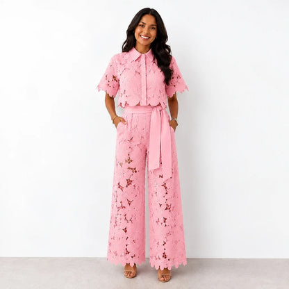 Florène – Ensemble Dentelle Florale Femme
