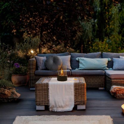 Foyer de Table SleekFlame – Ambiance Moderne et Chaleureuse