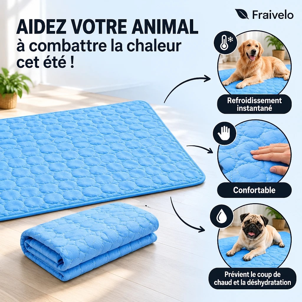 Fraivelo – Tapis Rafraîchissant Chien