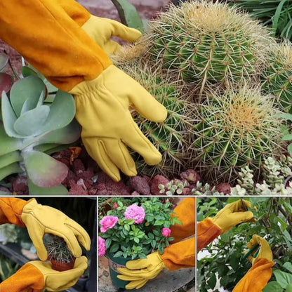 Gants de Jardinage Unisexes en Cuir Anti-Épines – Confort et Protection
