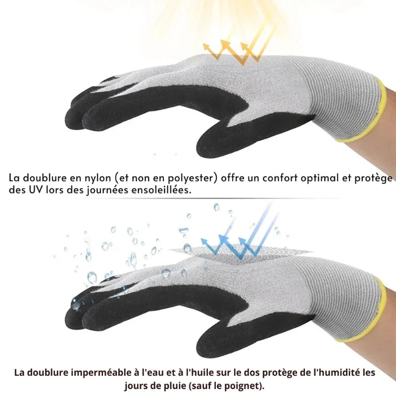Gants de Protection Légers et Hydrofuges pour Hommes et Femmes