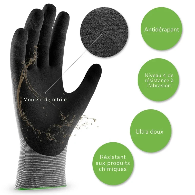 Gants de Protection Légers et Hydrofuges pour Hommes et Femmes