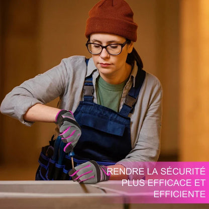 Gants de Travail pour Femmes – Flexibles et Compatibles Écran Tactile