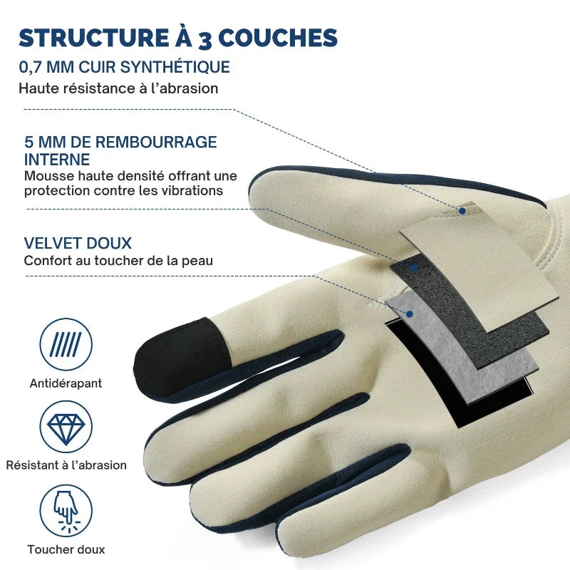Gants de Travail Légers Unisexe pour Confort et Protection