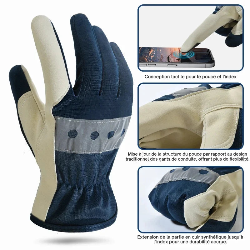Gants de Travail Légers Unisexe pour Confort et Protection