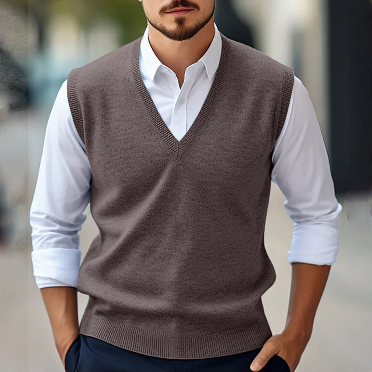 Gilet Homme - Élégant & Léger - Sans Manches