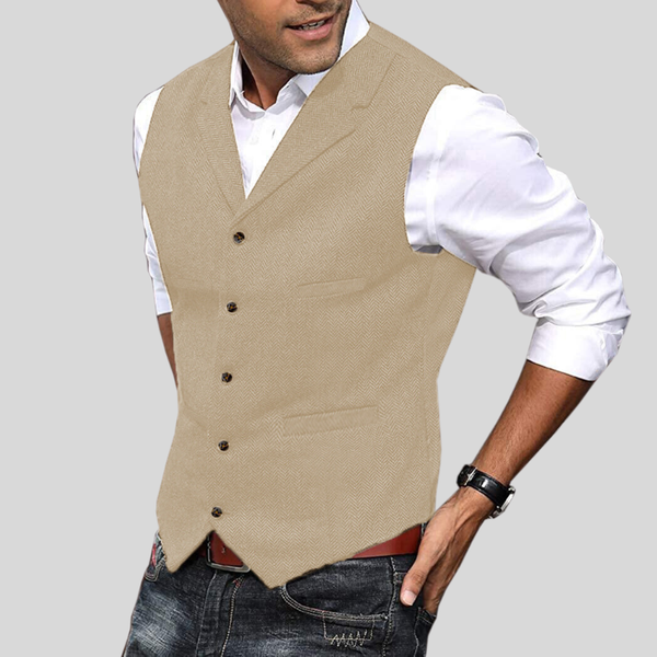 Gilet Homme - Bourgogne - Sans Manches - Élégant