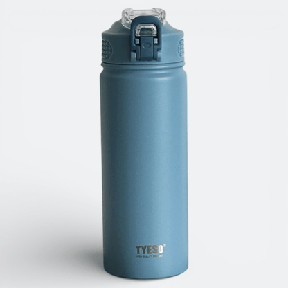 Gourde Isotherme avec Paille Intégrée Bleu Ciel - | AïtaVia