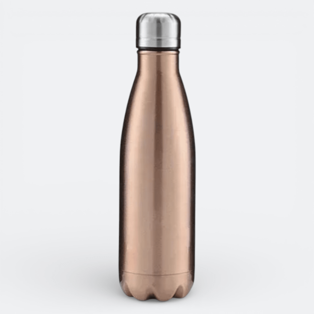 Gourde Isotherme Inox Corail Doux Argenté - | AïtaVia