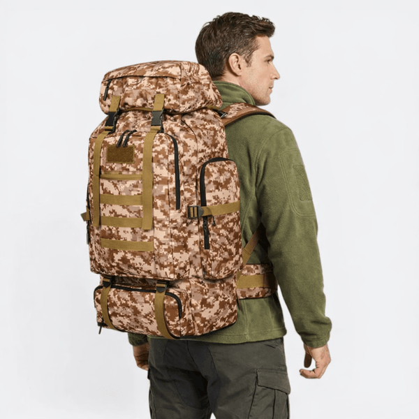 Grand Sac à Dos Homme Alpinisme Noir Charbon - | AïtaVia