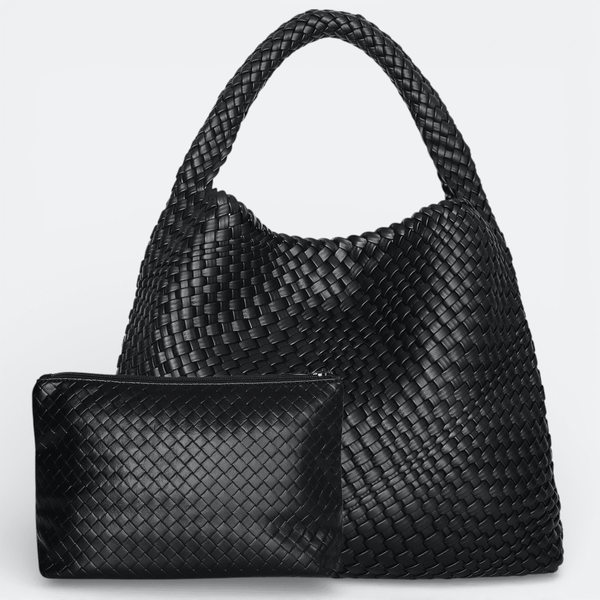 Grand Sac à Main Femme Cuir Souple Noir - | AïtaVia