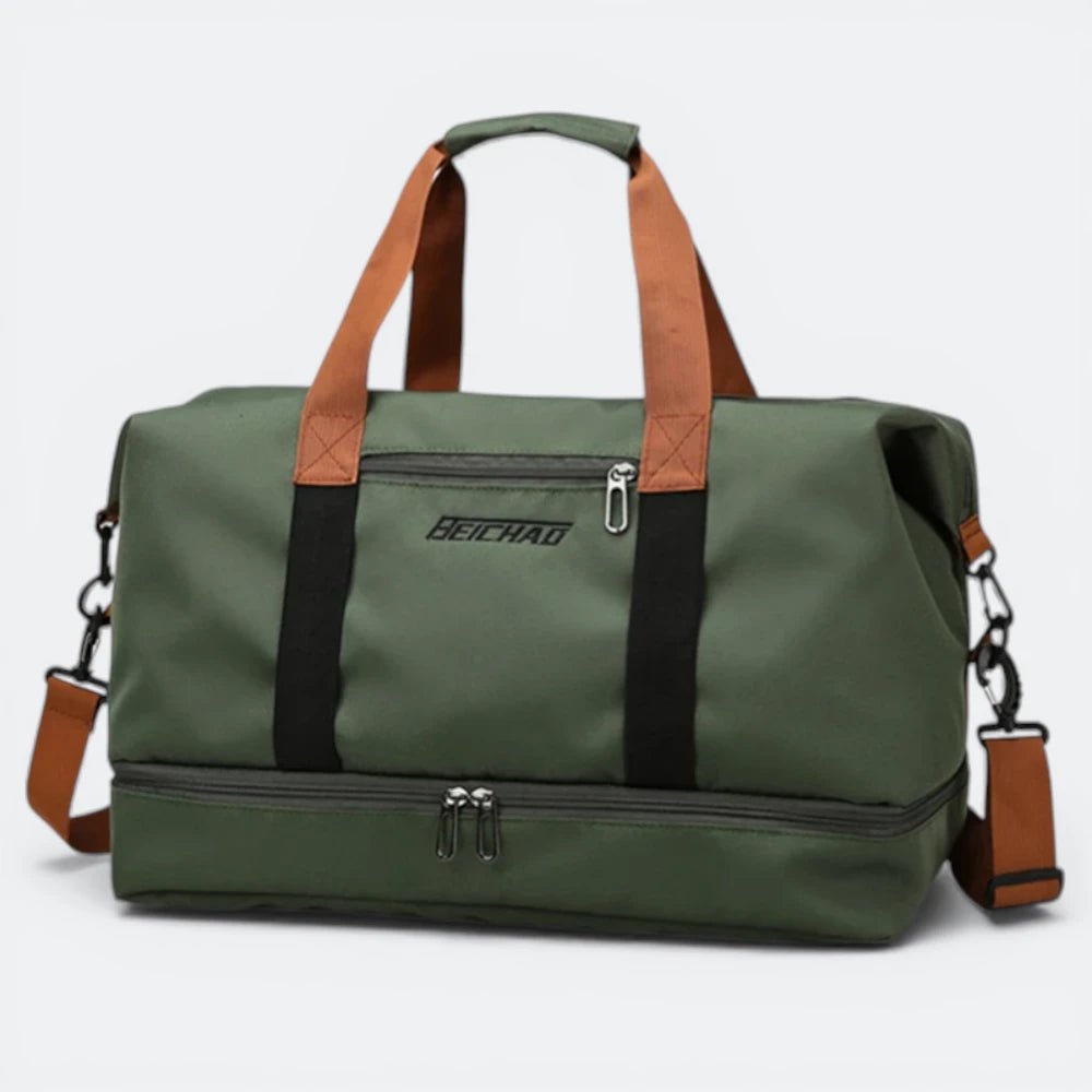 Grand Sac de Sport Homme Vert Lichen - | AïtaVia