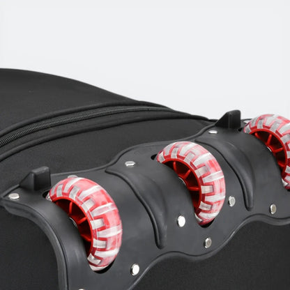 Grand Sac de Voyage a Roulette Brun Patiné - | AïtaVia