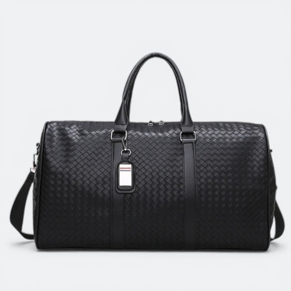 Grand Sac de Voyage Cuir Homme Noir - | AïtaVia
