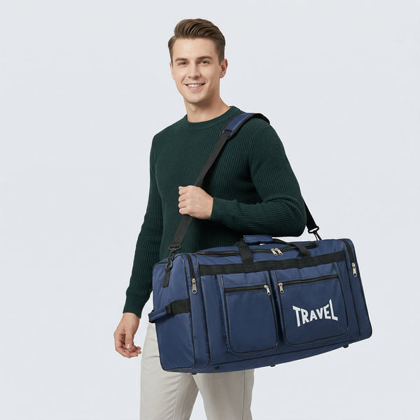 Grand Sac de Voyage pour Homme Noir - | AïtaVia