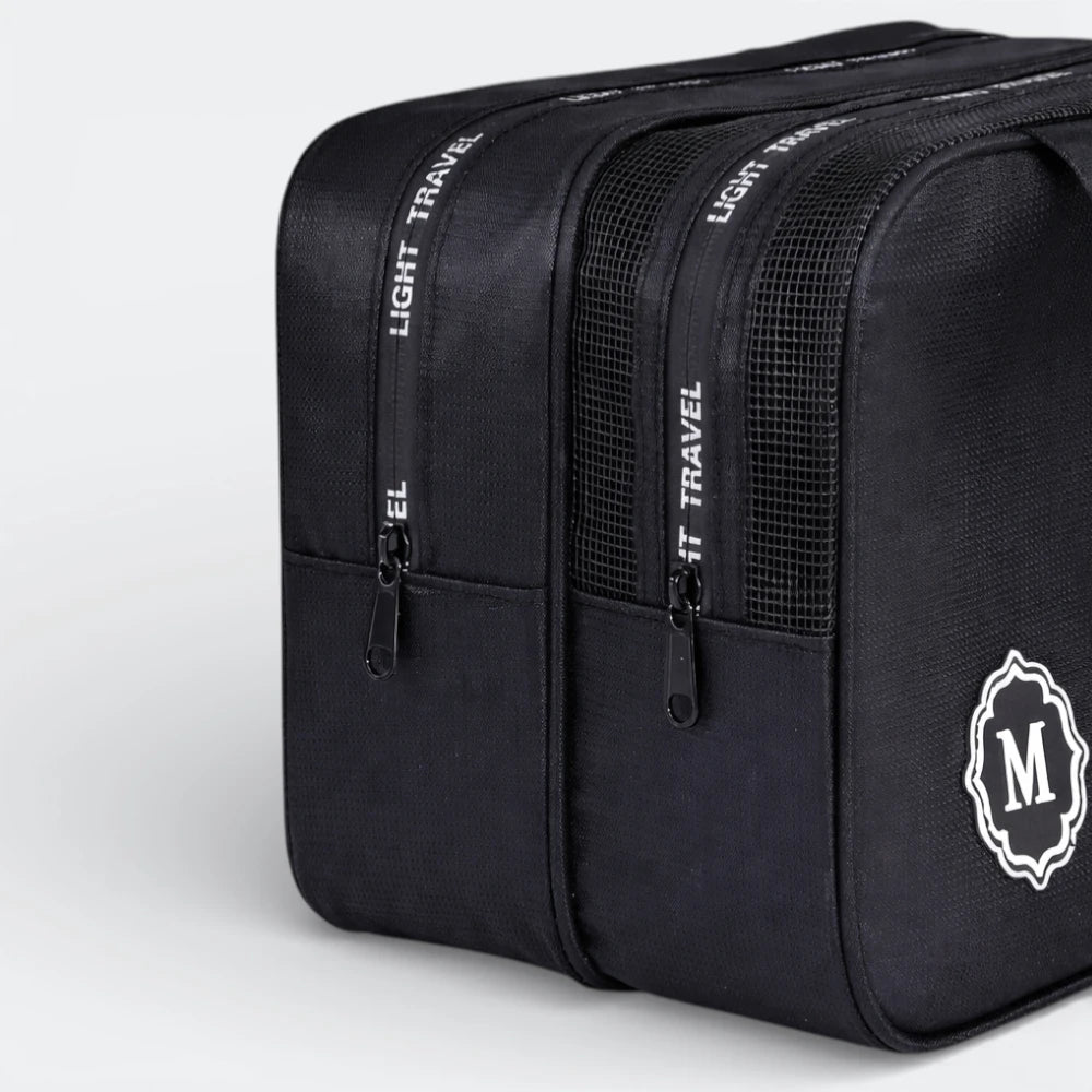 Grande Trousse de Maquillage Noir Profond - | AïtaVia