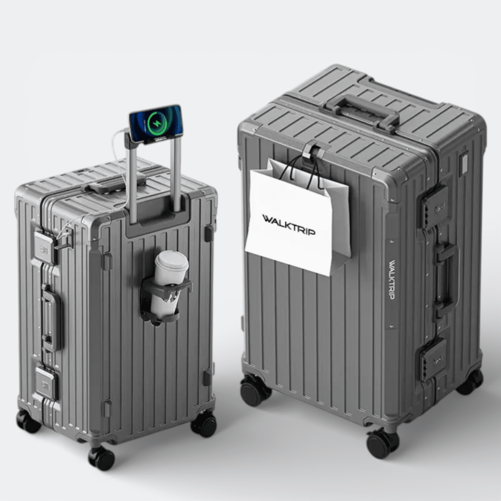 Grande Valise Rigides à Roues Pivotantes Vert Profond - | AïtaVia