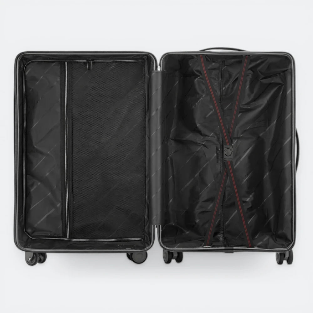 Grande Valise Solide Blanc Ivoire - | AïtaVia