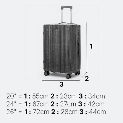 Grande Valise Solide Blanc Ivoire - | AïtaVia