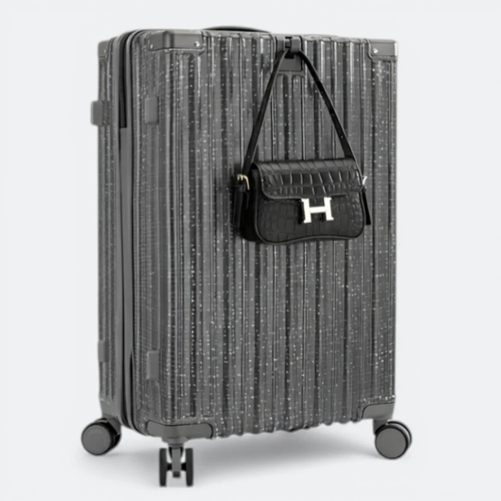 Grande Valise Solide Blanc Ivoire - | AïtaVia