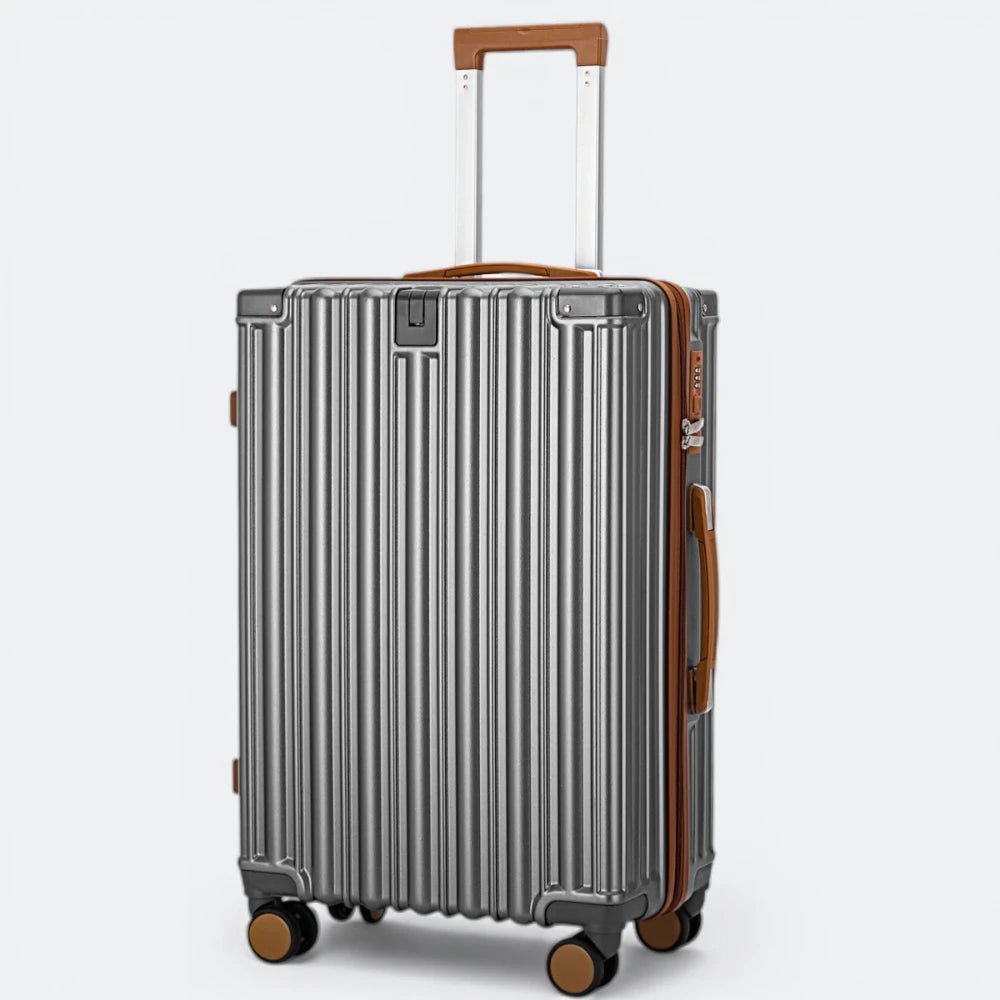 Grande Valise Solide Gris Neutre - | AïtaVia
