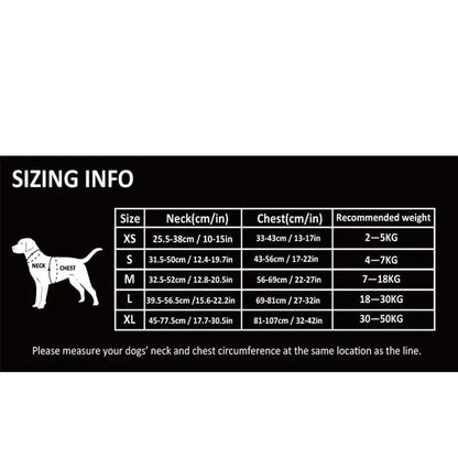 Harnais Chien - Confort, Résistance - XS-XL