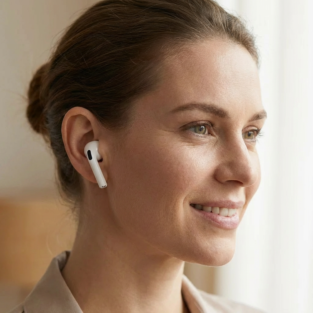 Écouteurs sans fil Bluetooth avec micro et boîtier de charge