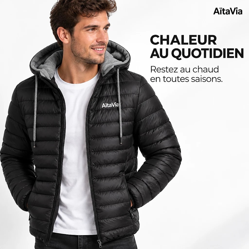 Hiverno – Veste Matelassée à Capuche